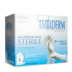 GUANTE PARA CIRUGIA ELITE #6 C/50 PARES AMBIDERM