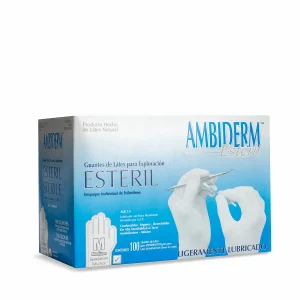 GUANTE ESTERIL MEDIANO AMBIDERM