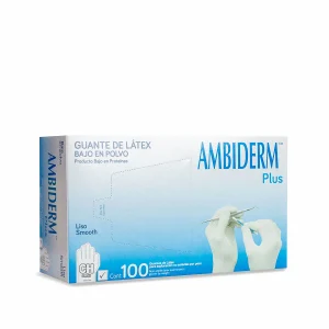 GUANTE NO ESTERIL PLUS CHICO AMBIDERM