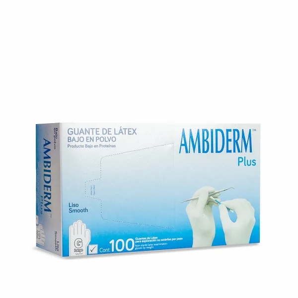 GUANTE NO ESTERIL PLUS GRANDE AMBIDERM