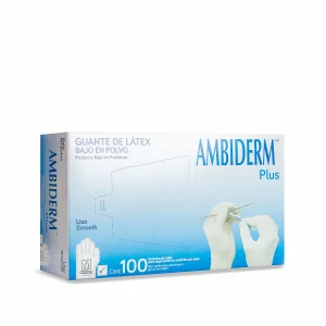 GUANTE NO ESTERIL PLUS MEDIANO AMBIDERM