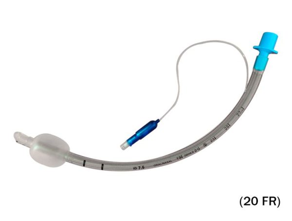 TUBO ENDOTRAQUEAL ALMA DE ACERO Y GLOBO #5 (20FR) INHALOTECH