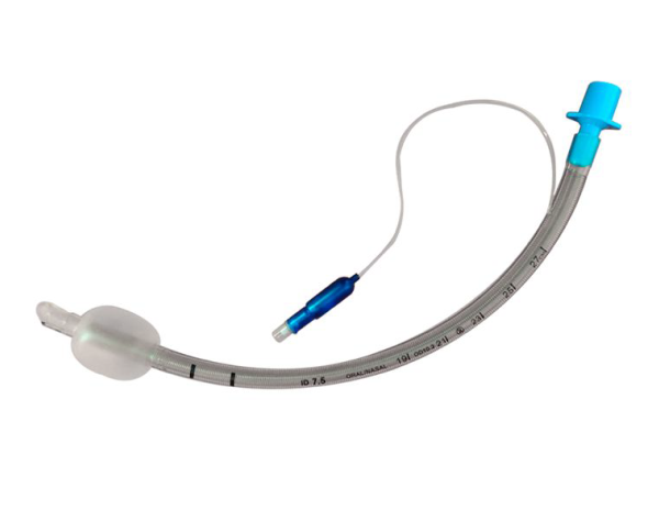 TUBO ENDOTRAQUEAL ALMA DE ACERO Y GLOBO #5.5 (22FR) INHALOTECH